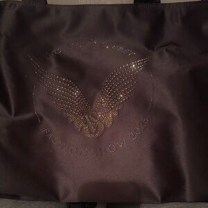 Victoria's Secret Black Tote with Gold Accents